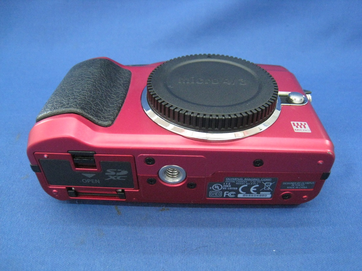 オリンパス PEN Lite E-PL2 ボディ レッド