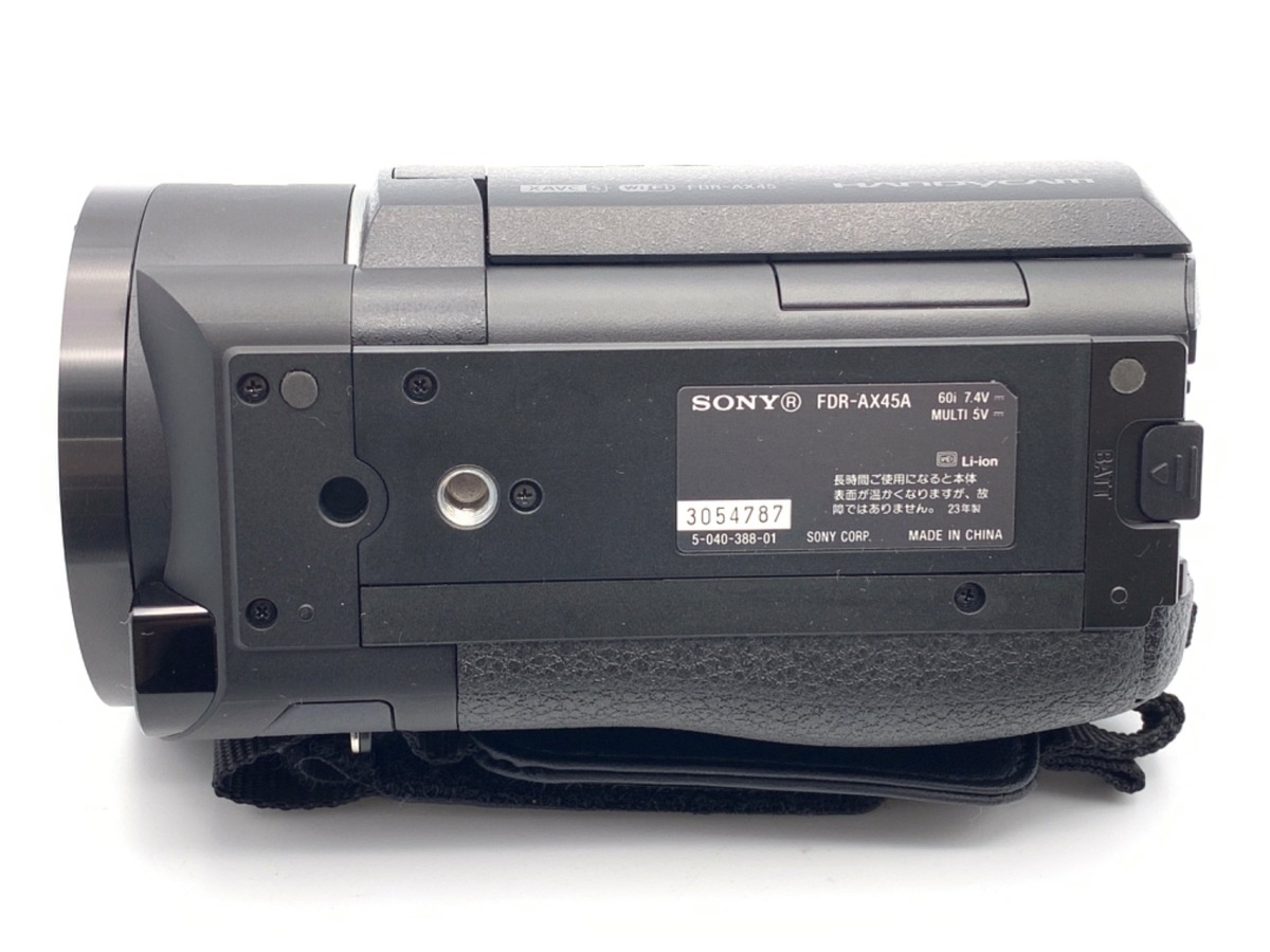 ソニー デジタル4Kビデオカメラレコーダー FDR-AX45A B ブラック