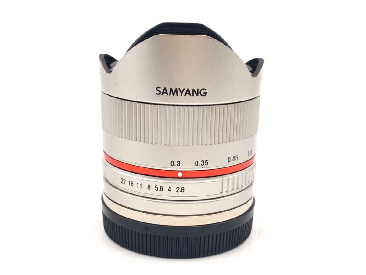 サムヤン 8mm F2.8 UMC FISH-EYE II キヤノンM シルバー