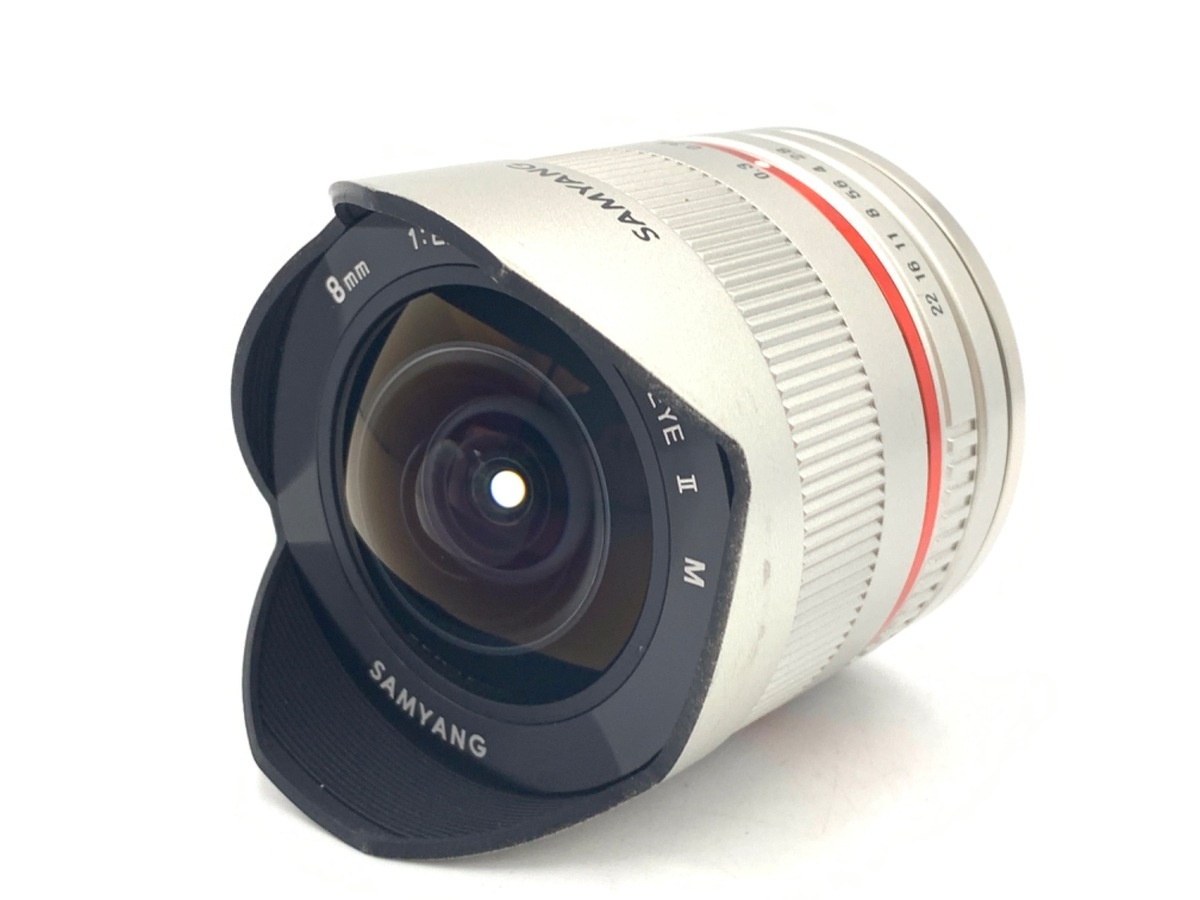 サムヤン 8mm F2.8 UMC FISH-EYE II キヤノンM シルバー
