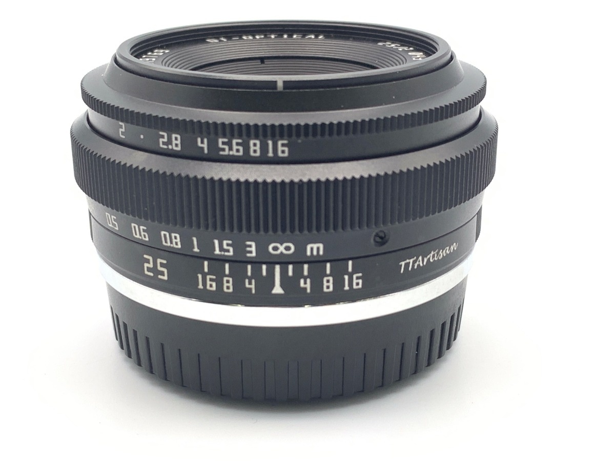 銘匠光学 TTArtisan 25mm f/2 C フジフイルムX用 ブラック