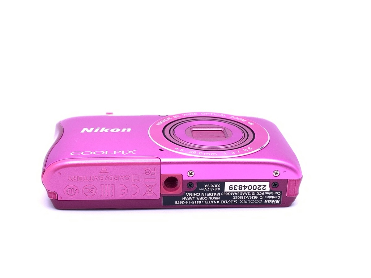 ニコン COOLPIX S3700PK ピンク