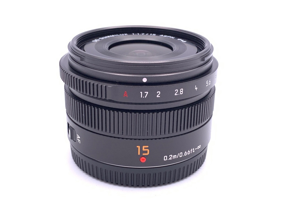 パナソニック LEICA DG SUMMILUX 15mm/F1.7 ASPH. [H-X015] ブラック