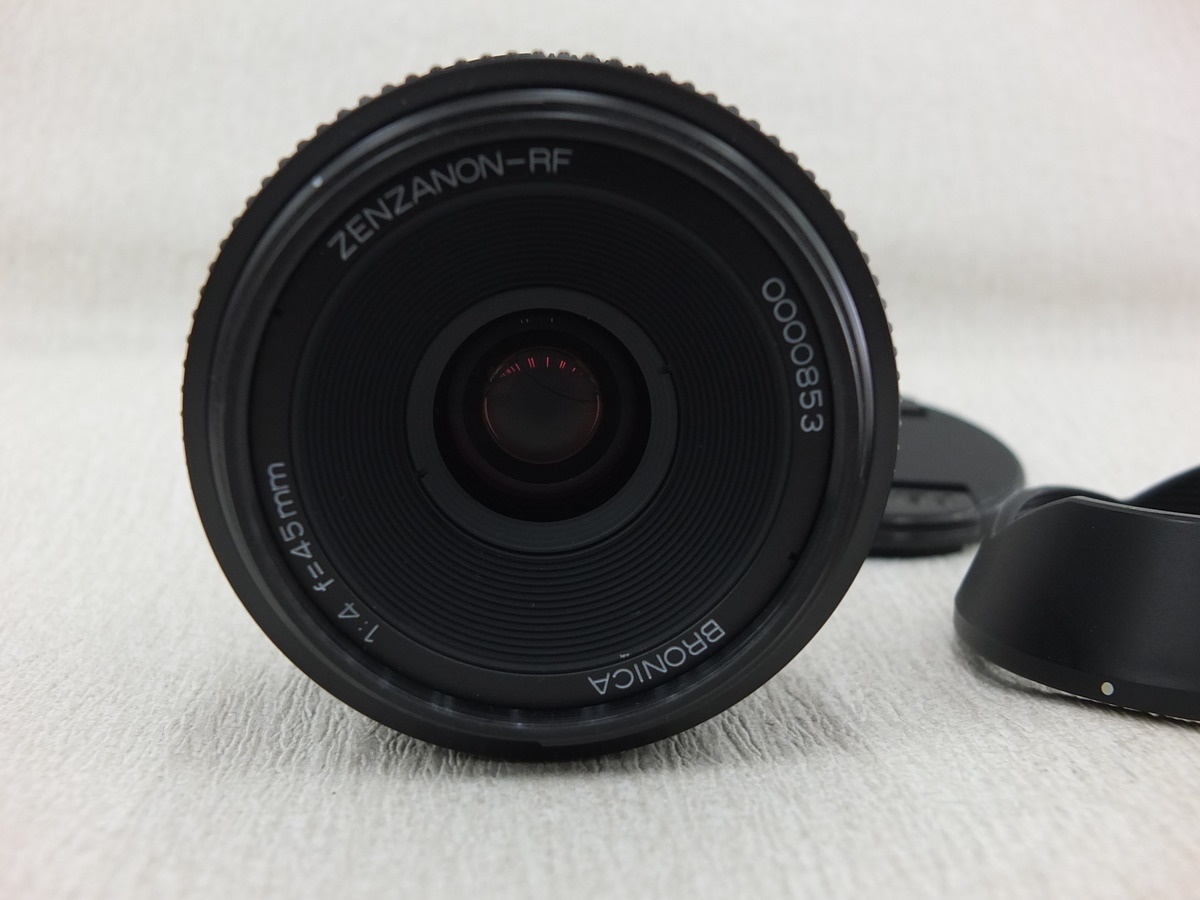 ゼンザブロニカ ZENZANON-RF 45mm F4 ファインダーなし