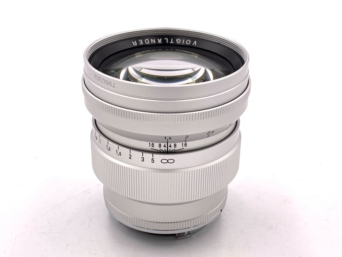 コシナ フォクトレンダー NOKTON Vintage Line 75mm F1.5 Aspherical VM シルバー