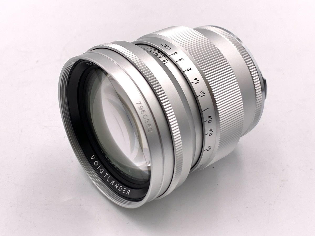 コシナ フォクトレンダー NOKTON Vintage Line 75mm F1.5 Aspherical VM シルバー