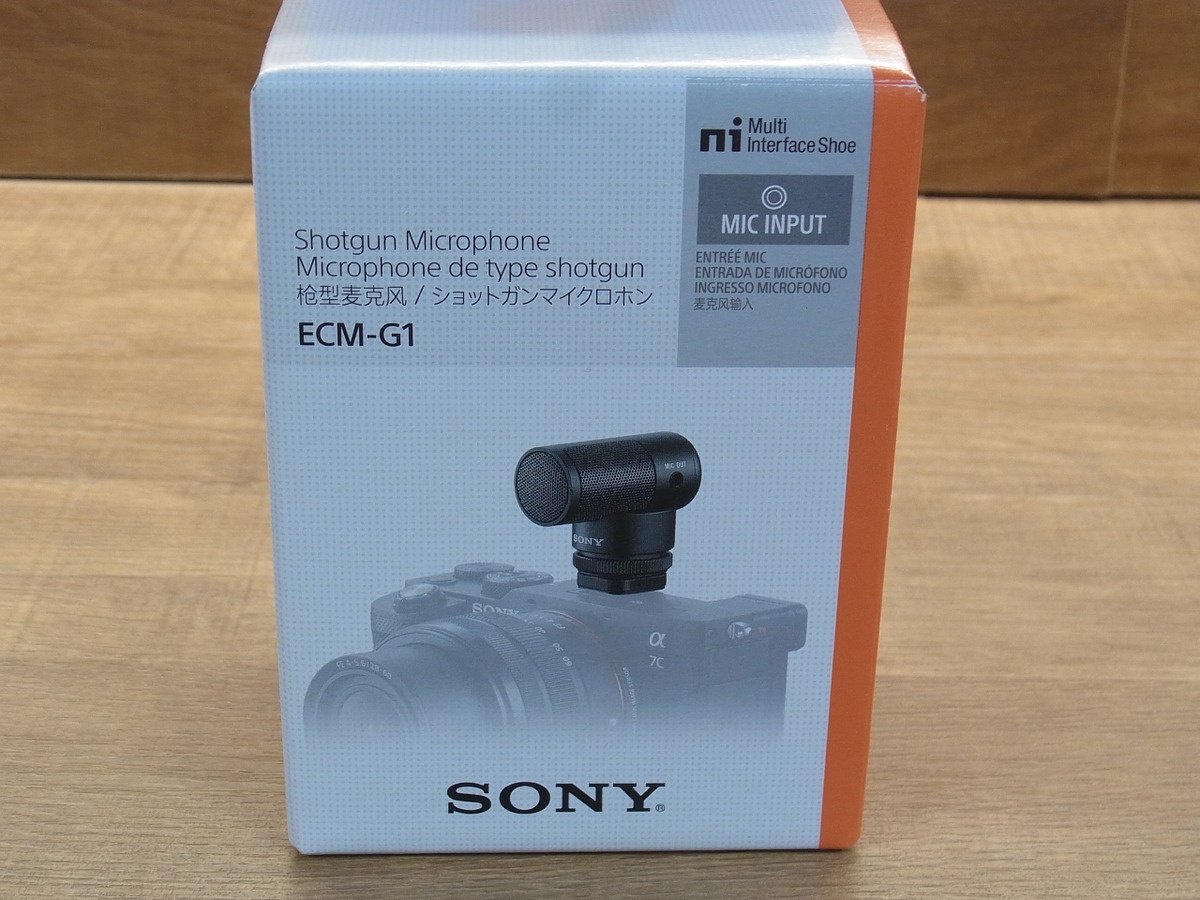 ソニー ECM-G1 ショットガンマイクロホン