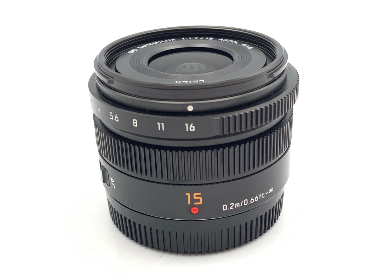 パナソニック LEICA DG SUMMILUX 15mm/F1.7 ASPH. [H-X015] ブラック
