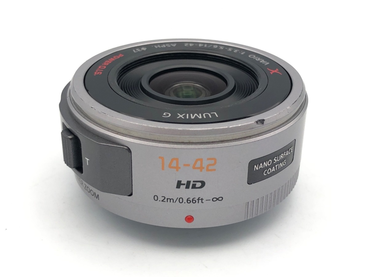 パナソニック LUMIX G X VARIO PZ 14-42mm/F3.5-5.6 POWER O.I.S. [H-PS14042] シルバー