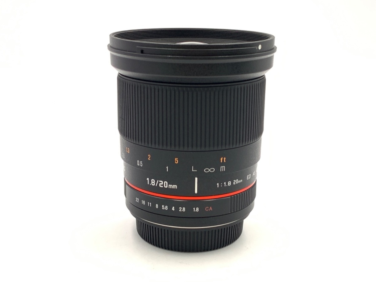 サムヤン 20mm F1.8 ED AS UMC キヤノンEF
