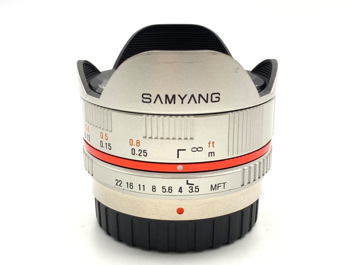 サムヤン 7.5mm F3.5 FISH-EYE マイクロフォーサーズ シルバー