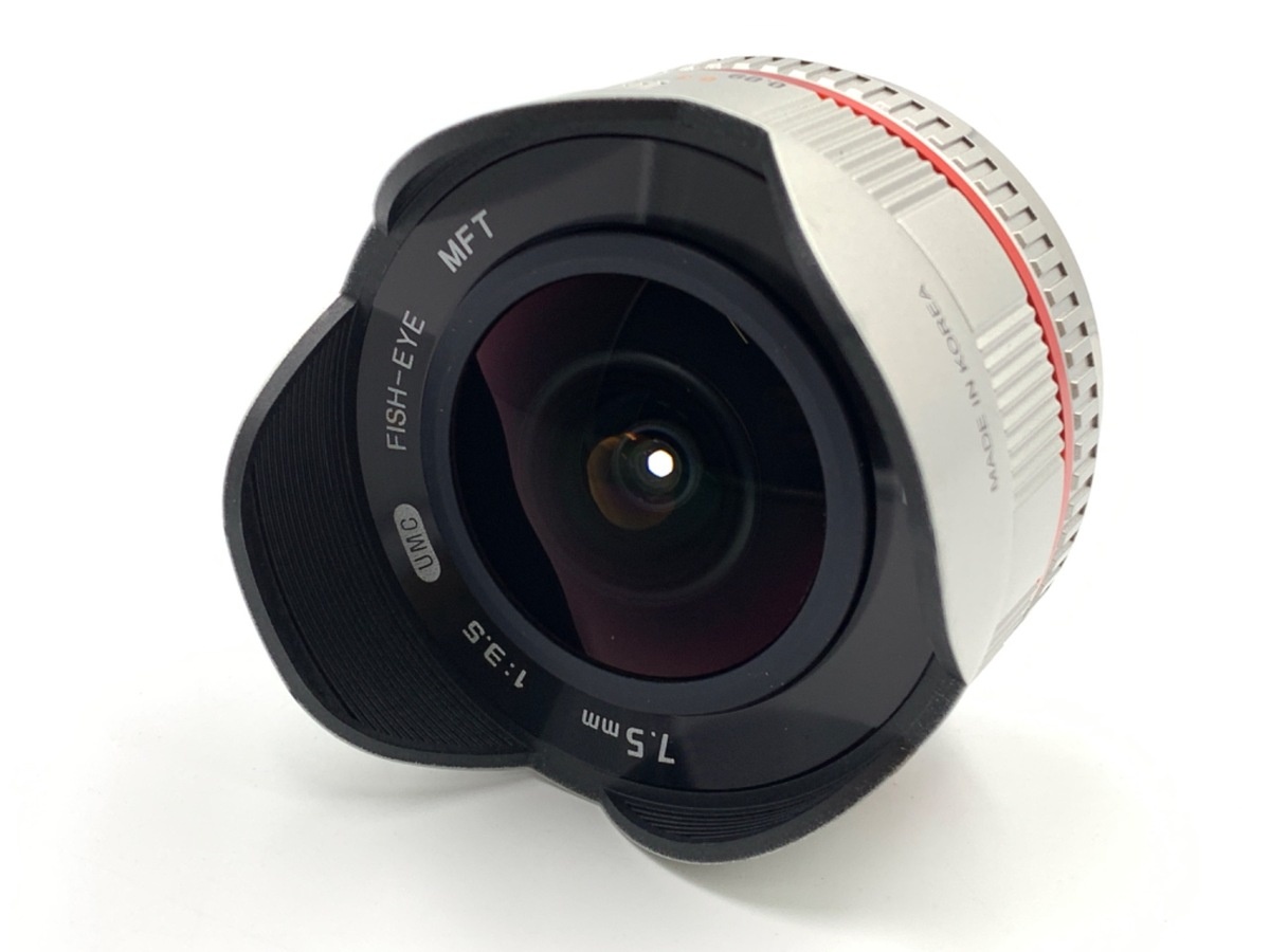 サムヤン 7.5mm F3.5 FISH-EYE マイクロフォーサーズ シルバー