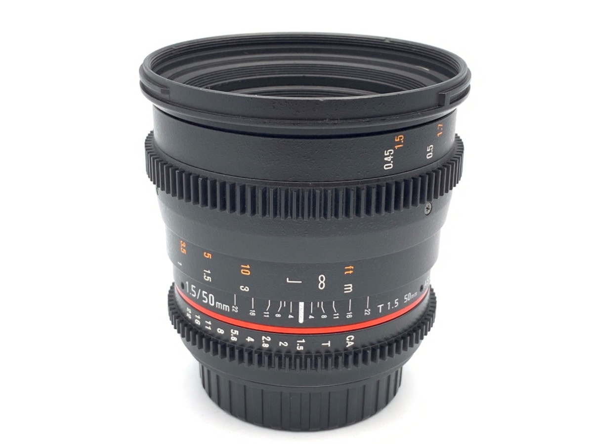 サムヤン VDSLR 50mm T1.5 キヤノン AS UMC