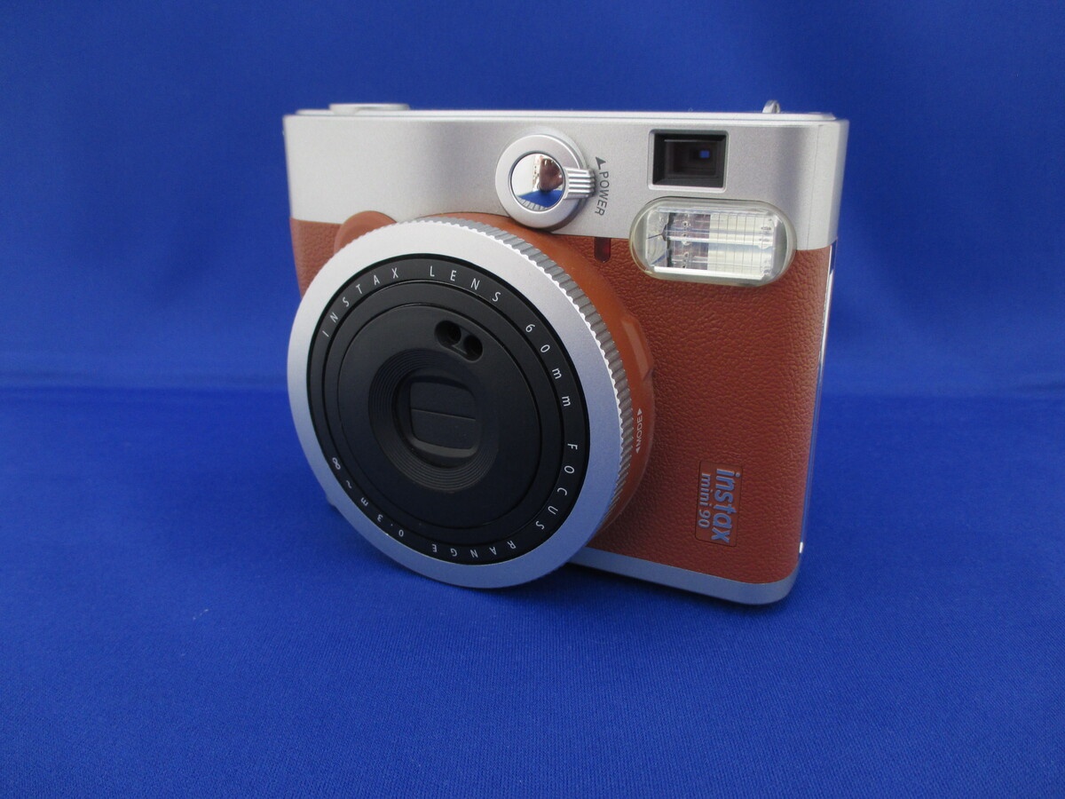 フジフイルム インスタントカメラ instax mini 90 「チェキ」 ネオクラシック ブラウン