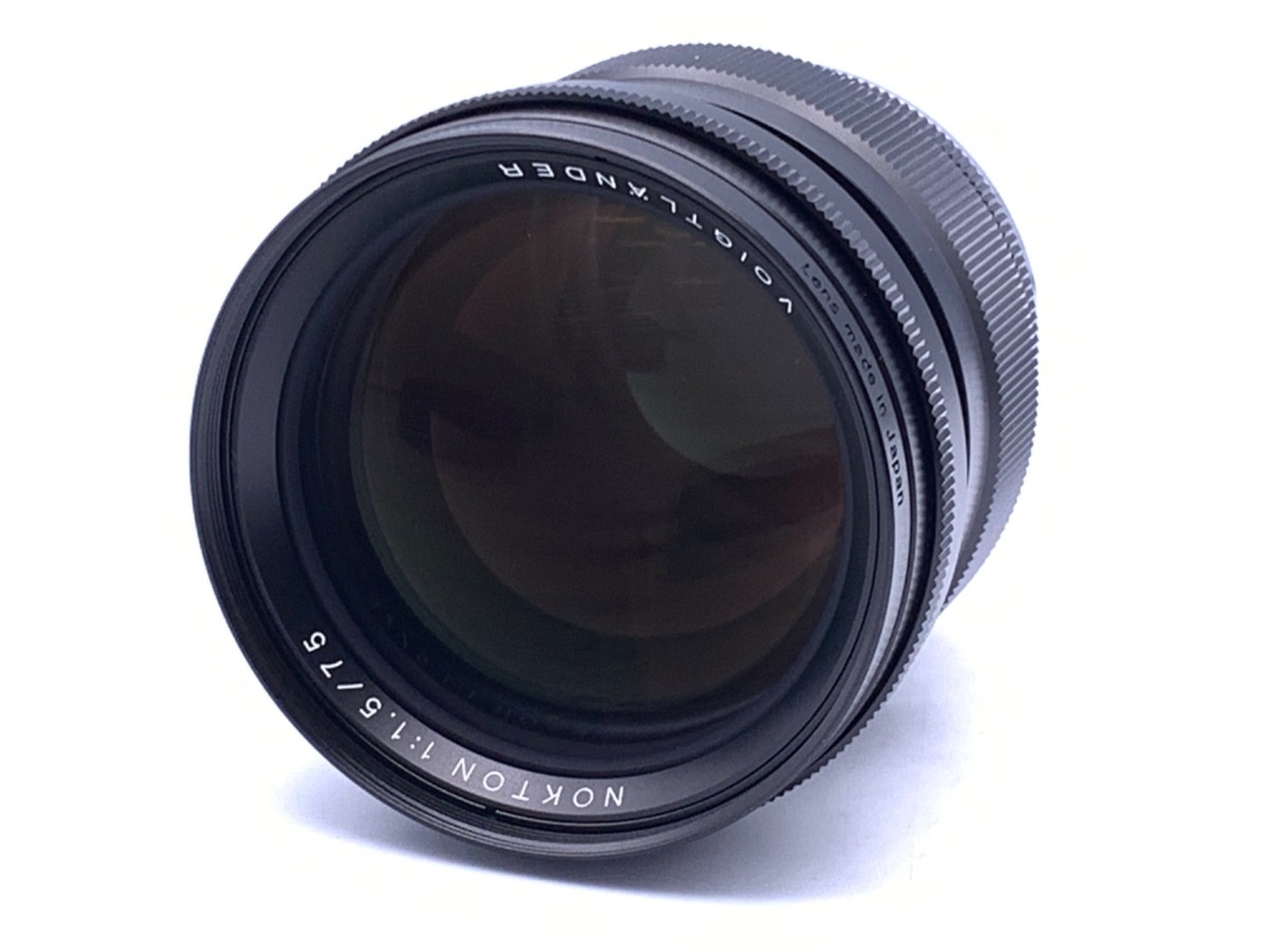 コシナ フォクトレンダー NOKTON Vintage Line 75mm F1.5 Aspherical VM ブラック