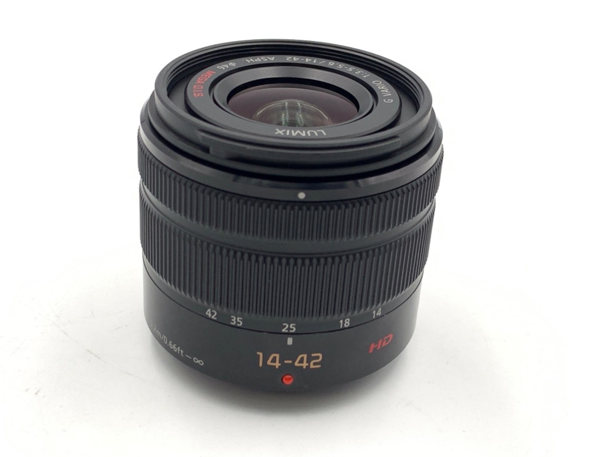 パナソニック LUMIX G VARIO 14-42mm F3.5-5.6 II ASPH. MEGA O.I.S. ブラック [H-FS1442A]