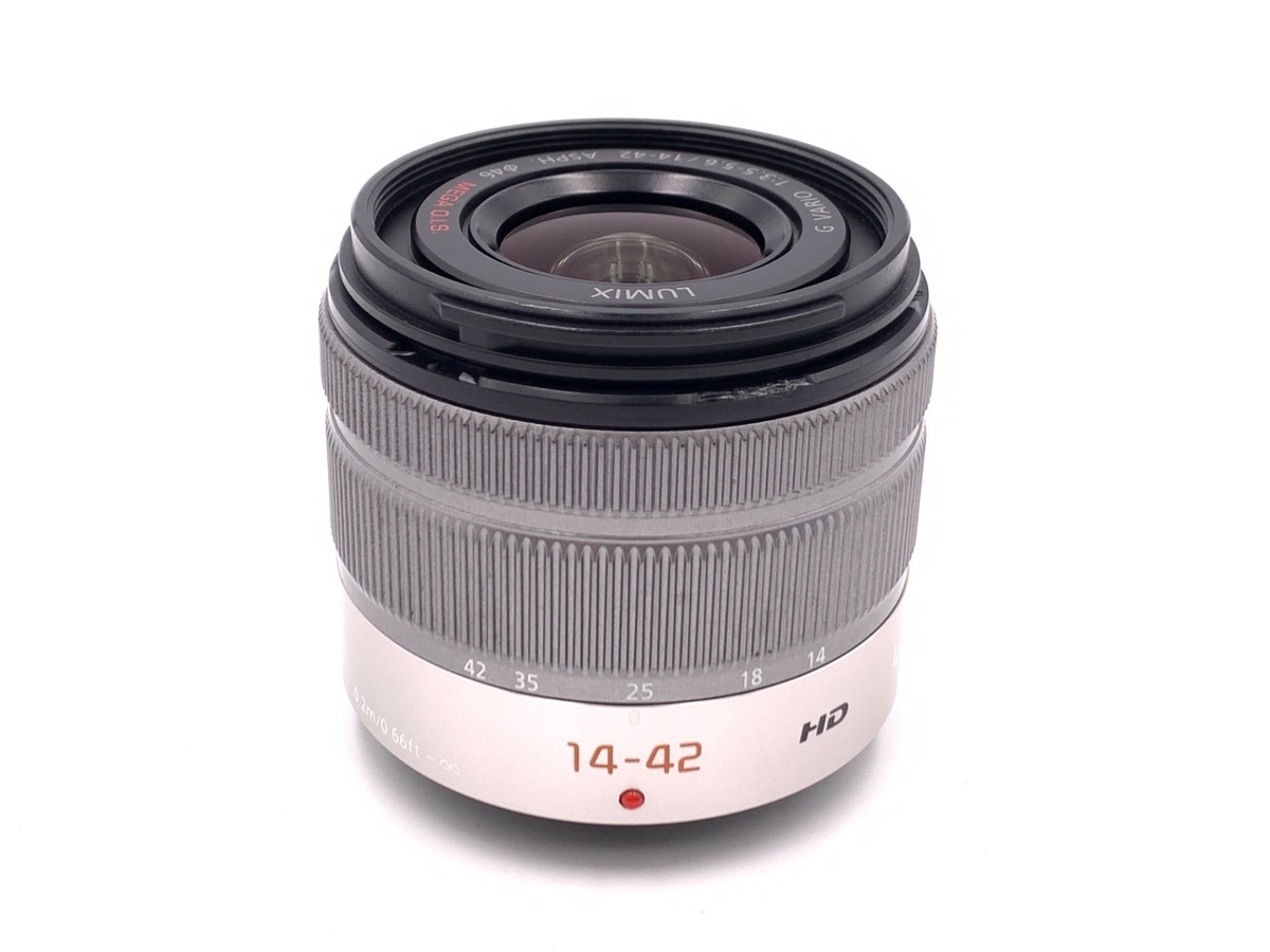 パナソニック LUMIX G VARIO 14-42mm F3.5-5.6 II ASPH. MEGA O.I.S. シルバー [H-FS1442A]