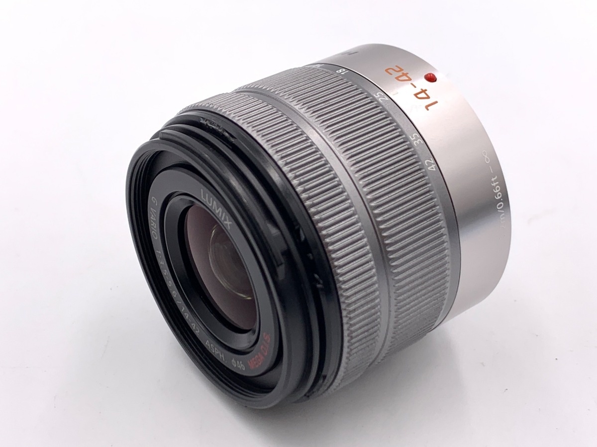 パナソニック LUMIX G VARIO 14-42mm F3.5-5.6 II ASPH. MEGA O.I.S. シルバー [H-FS1442A]