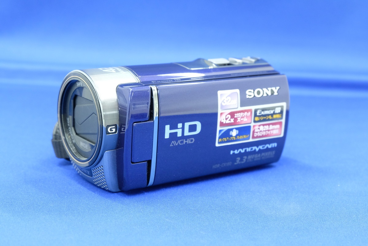 ソニー HDR-CX180 ブルー