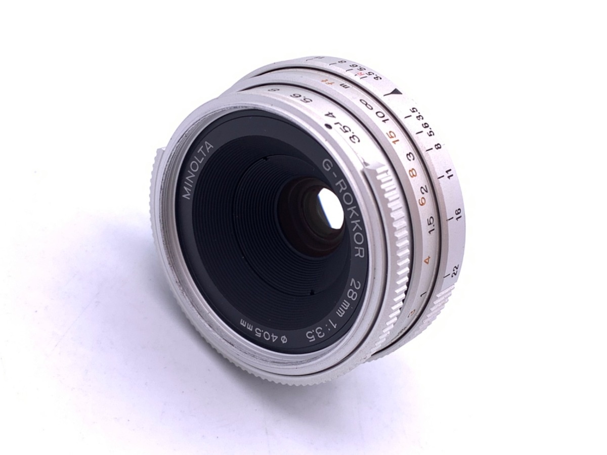 ミノルタ Gロッコール 28mm F3.5 (Lマウント)