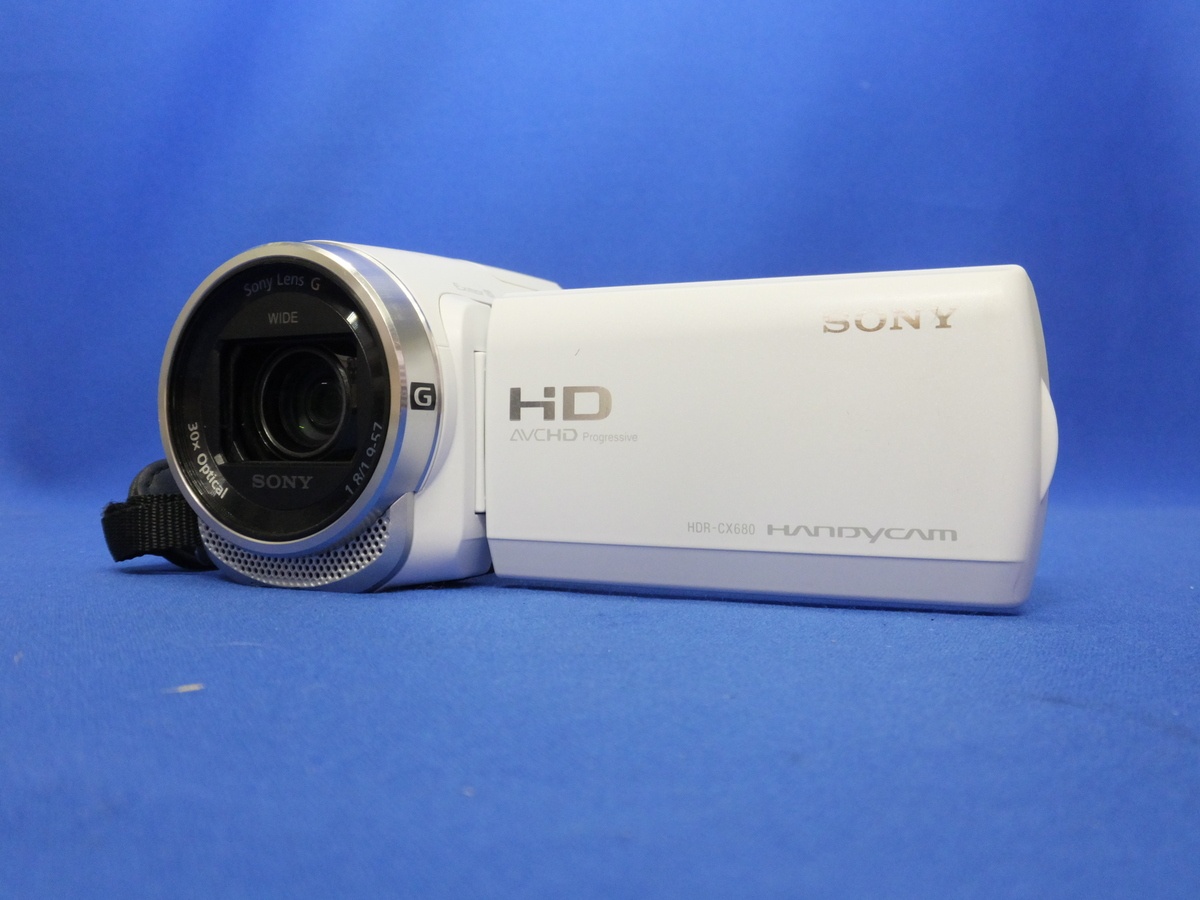 ソニー デジタルHDビデオカメラレコーダー HDR-CX680 W ホワイト