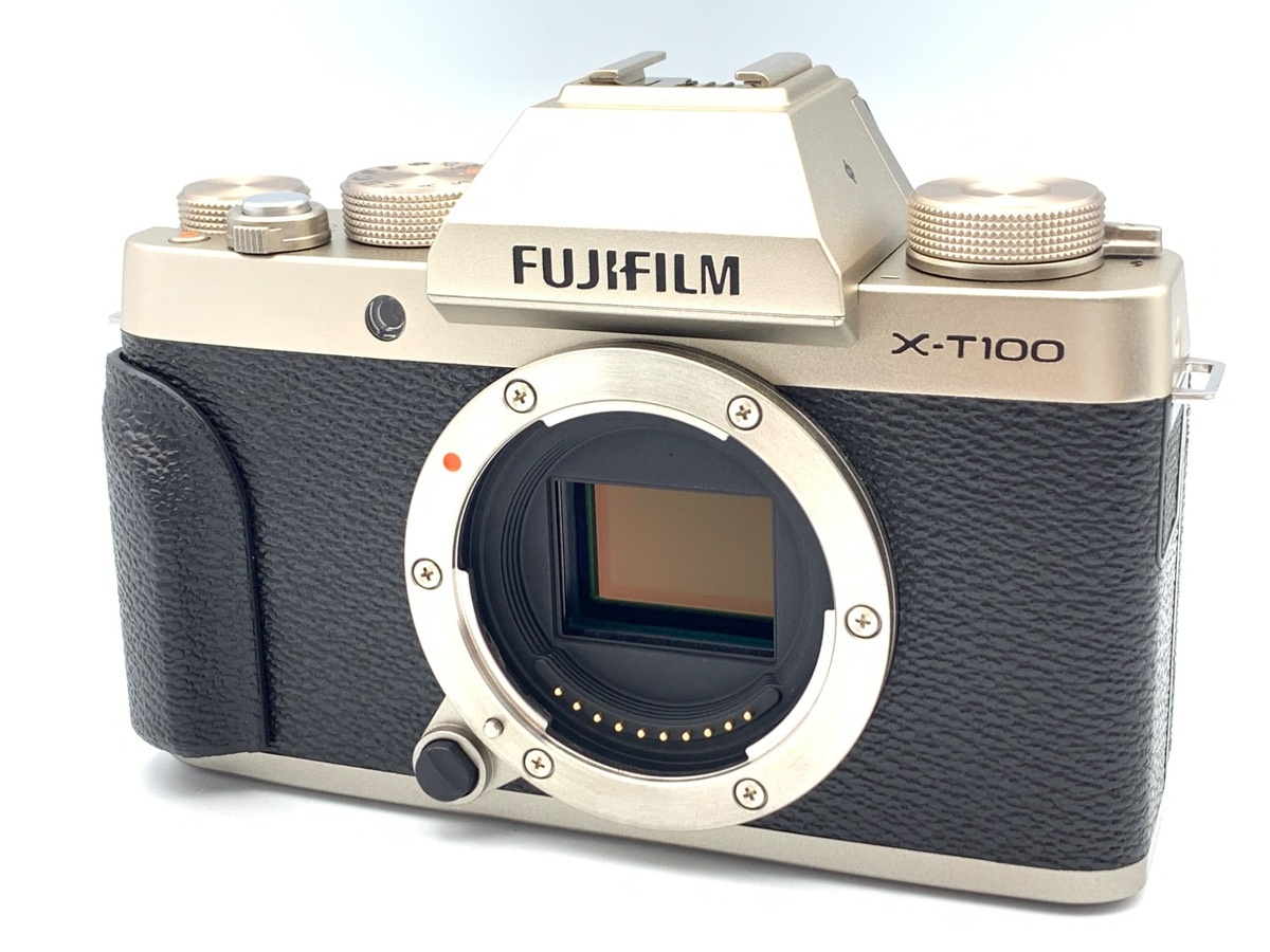 フジフイルム X-T100 ボディ シャンパンゴールド