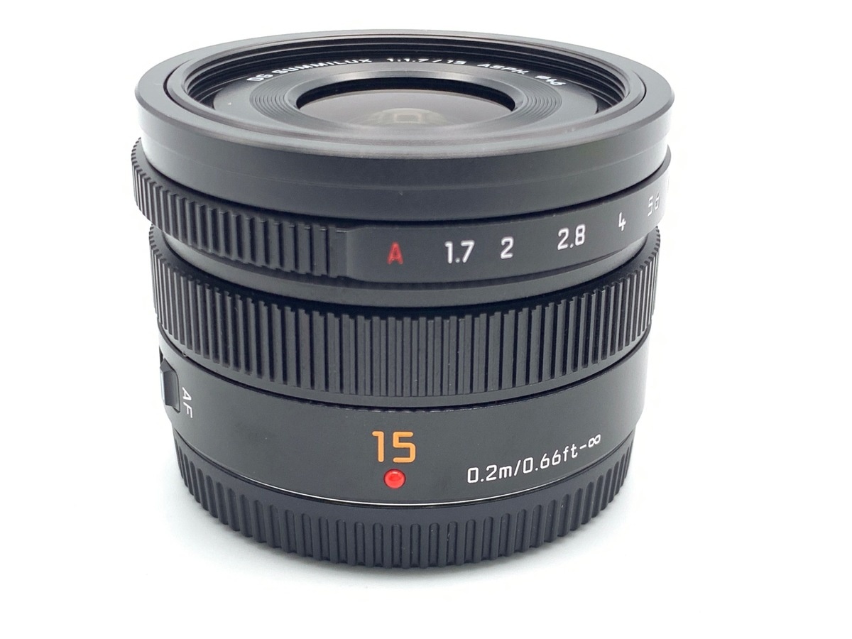 パナソニック LEICA DG SUMMILUX 15mm/F1.7 ASPH. [H-X015] ブラック