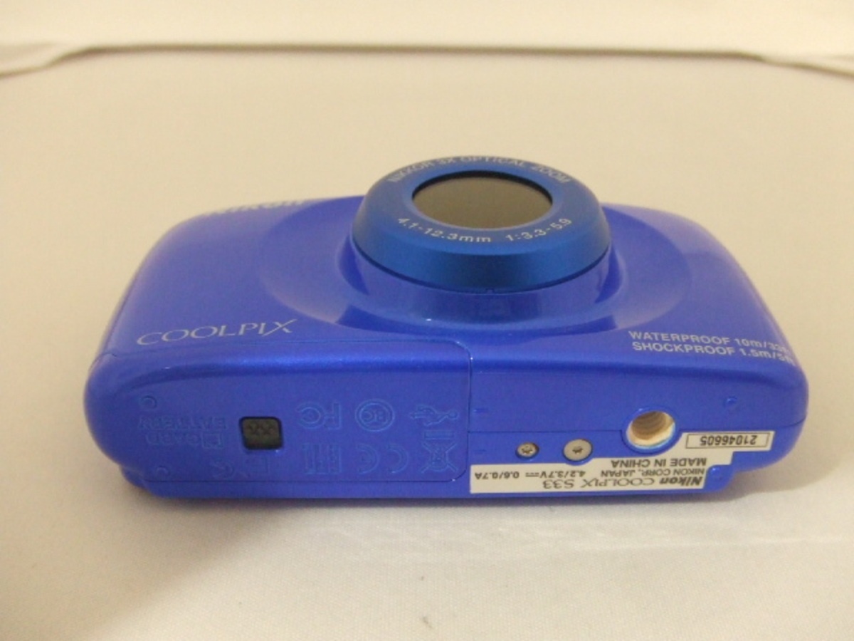 ニコン COOLPIX S33BL ブルー
