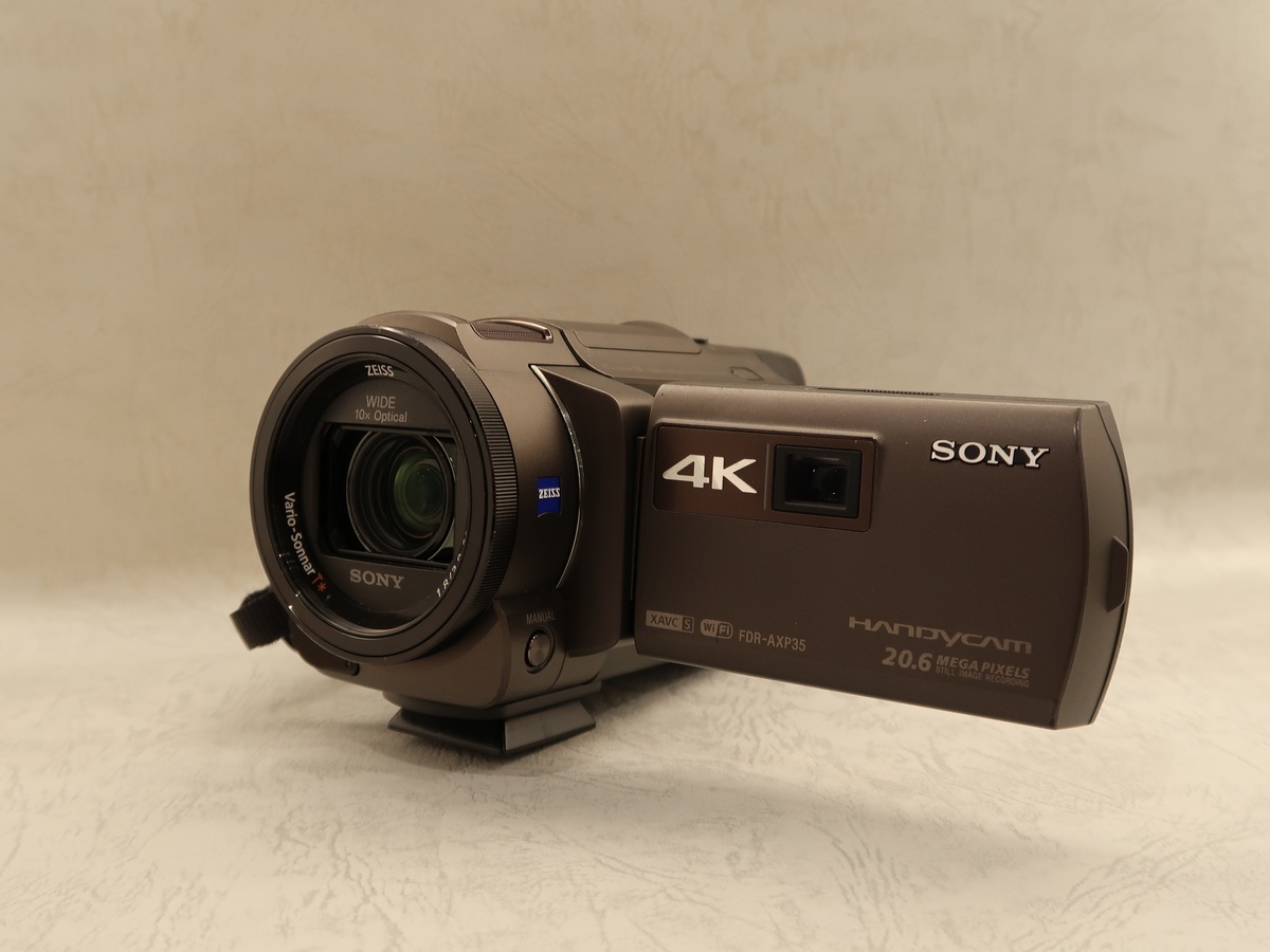 ソニー デジタル4Kビデオカメラレコーダー FDR-AXP35 TIC ブロンズブラウン