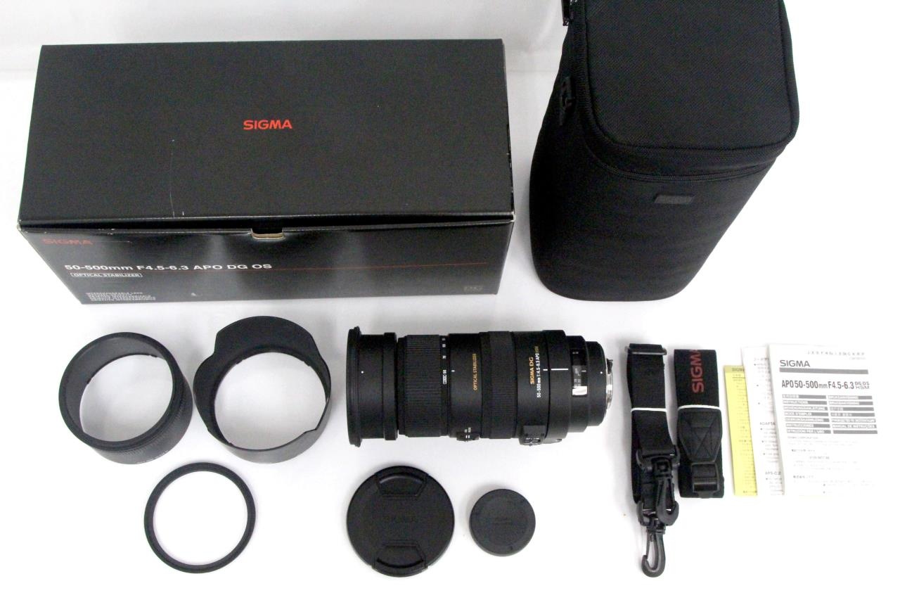 APO 50-500mm F4.5-6.3 DG OS HSM ペンタックスKマウント用 CA01-A9751-2R8-ψ
