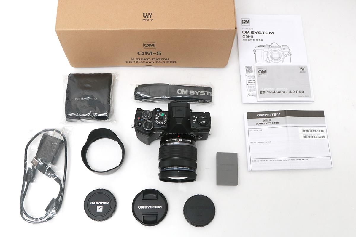 OM SYSTEM OM-5 12-45mm F4.0 PRO レンズキット CA01-M2595-3Y3