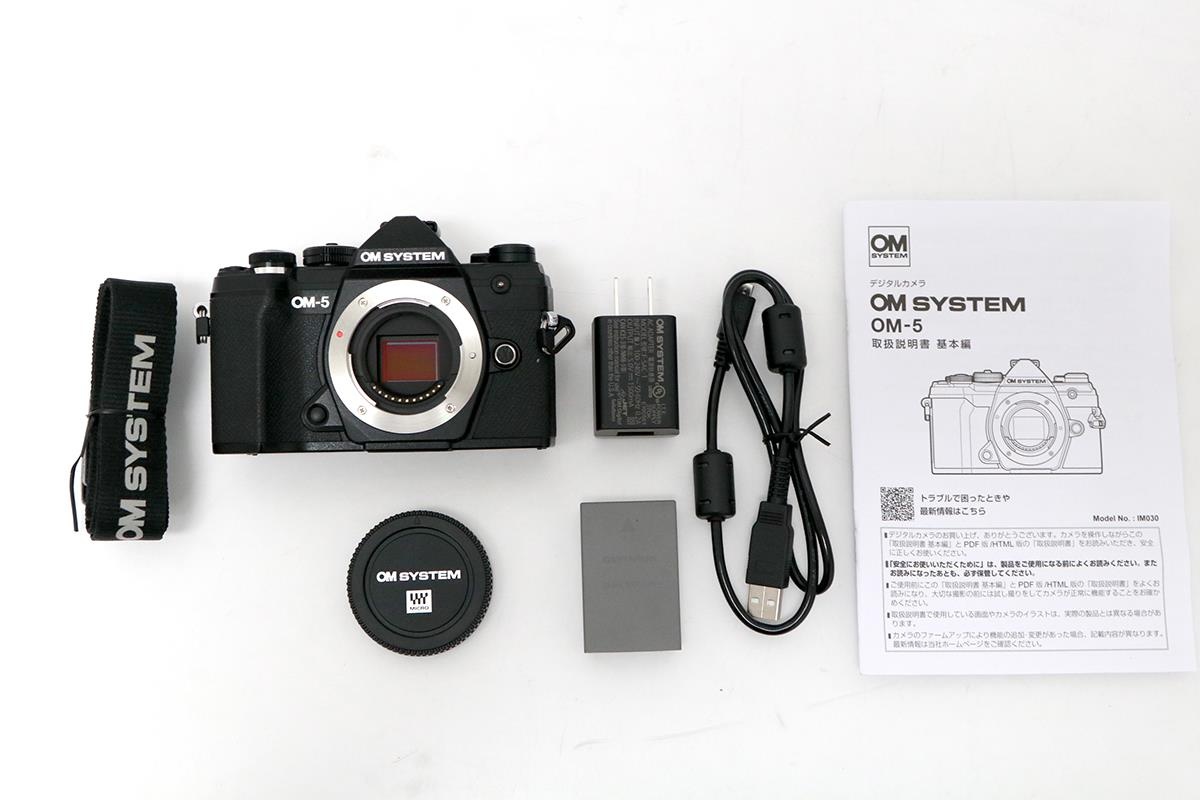 OM SYSTEM OM-5 ボディ ブラック CA01-M3084-3U4A