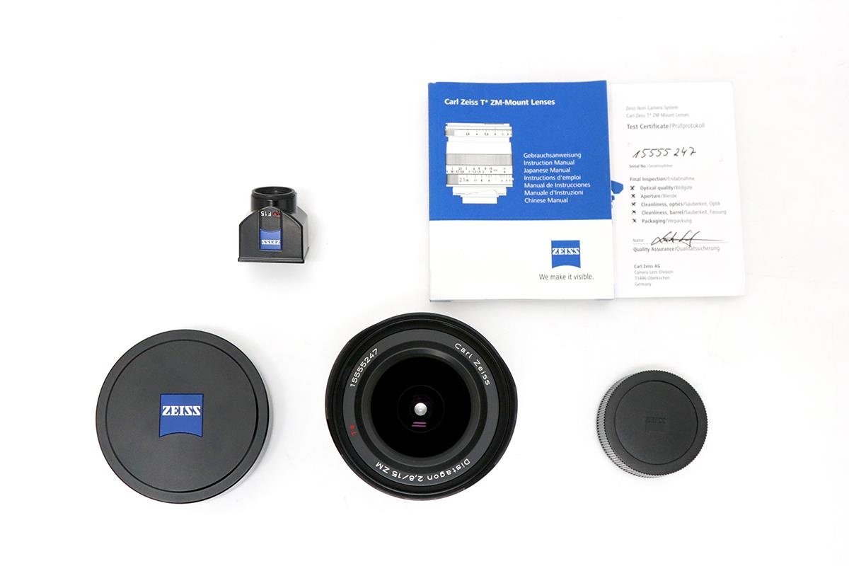 Distagon 15mm F2.8 ZM ファインダー付 CA01-M3335-2A1B