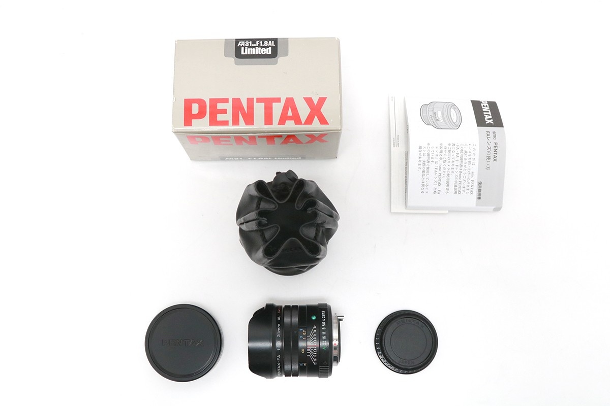 smc PENTAX-FA 31mm F1.8 AL Limited CA01-M3727-3X3