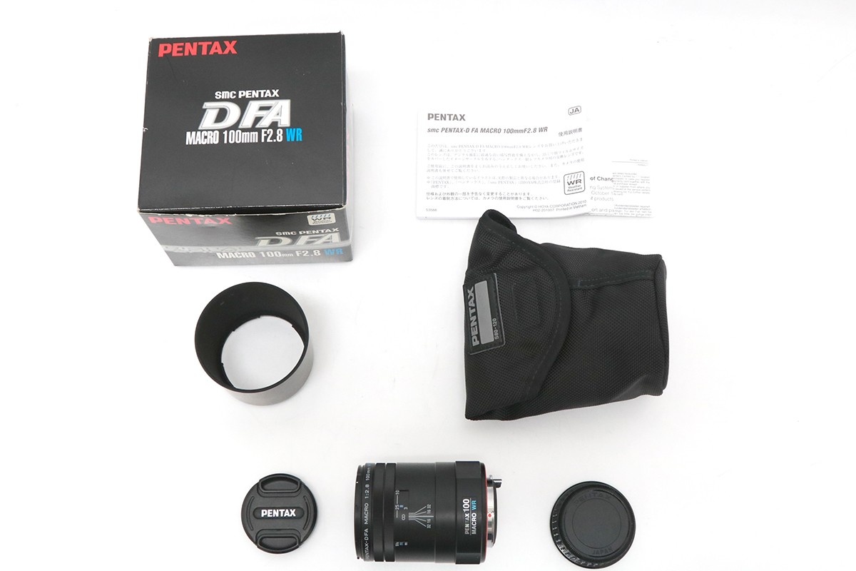 smc PENTAX-D FA マクロ 100mm F2.8 WR CA01-M3728-3X3