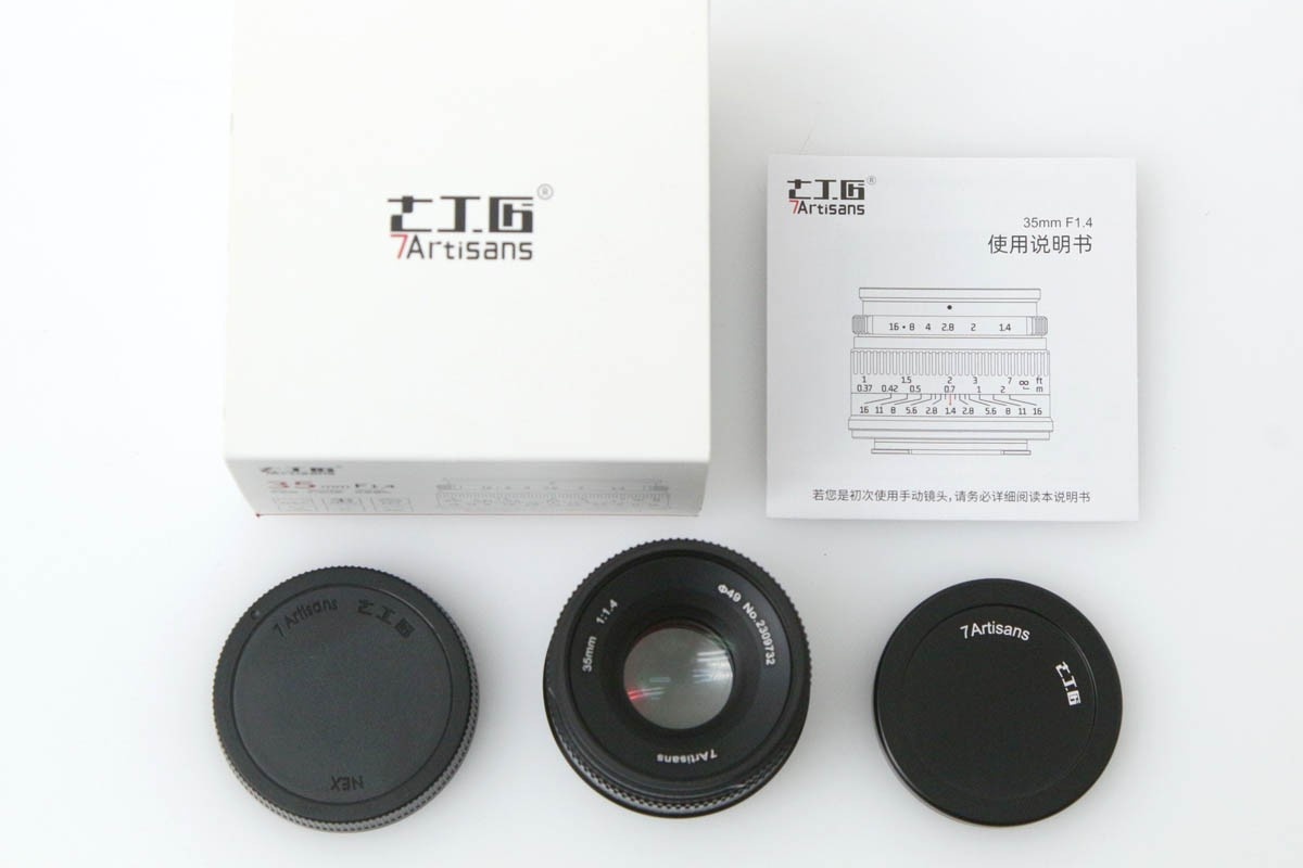 7Artisans 35mm F1.4（Eマウント） CA01-R1170-2N4