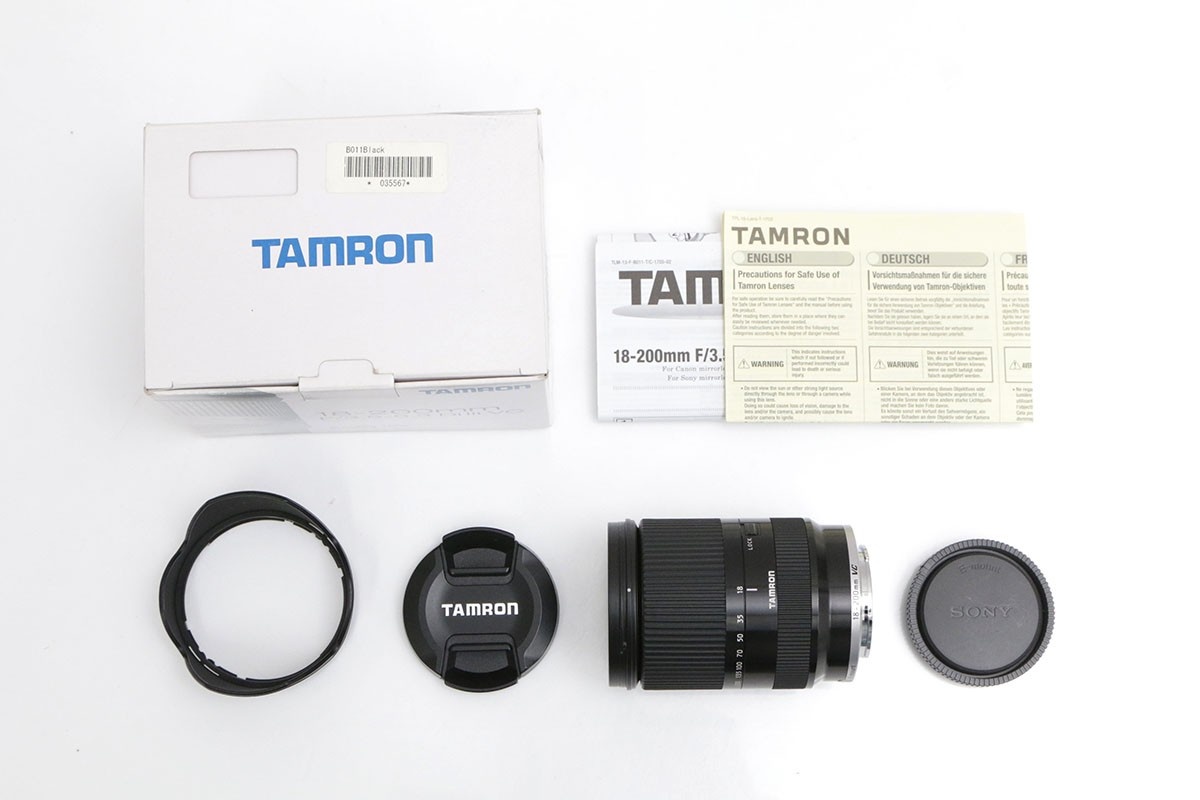 18-200mm F/3.5-6.3 Di III VC Model B011 ブラック ソニーEマウント用 CA01-B1199-2A4