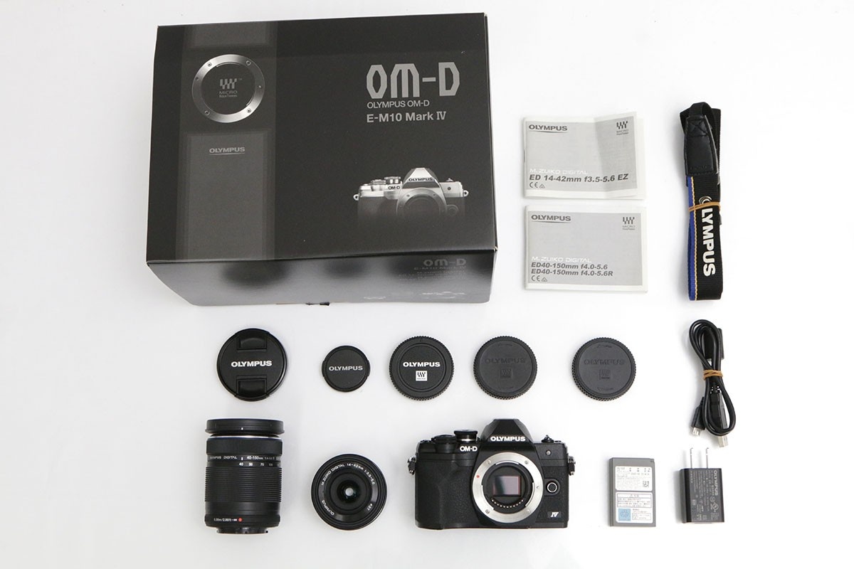 OM-D E-M10 Mark IV EZダブルズームキット ブラック CA01-B1243-2J3