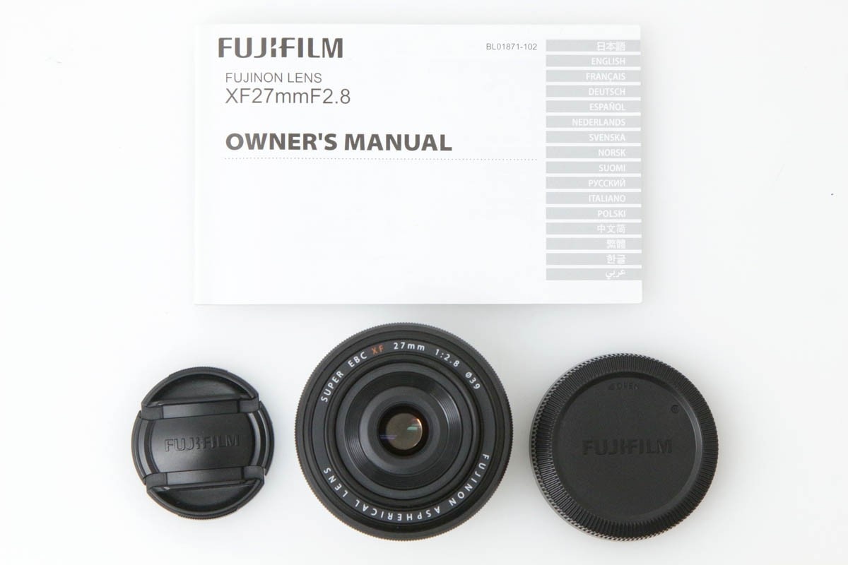 XF27mm F2.8 [ブラック] CA01-R1222-2R3A