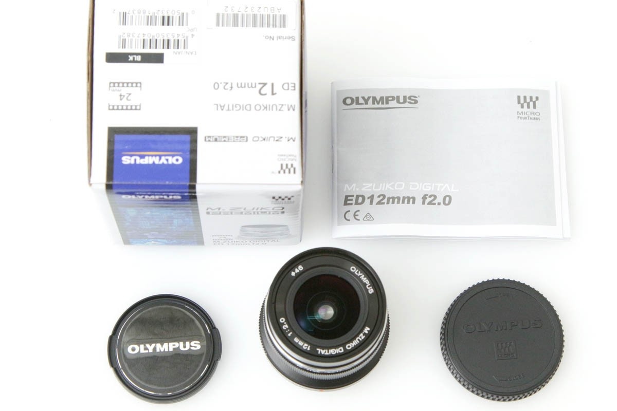 M.ZUIKO DIGITAL ED 12mm F2.0 [ブラック] CA01-R1605-2N3