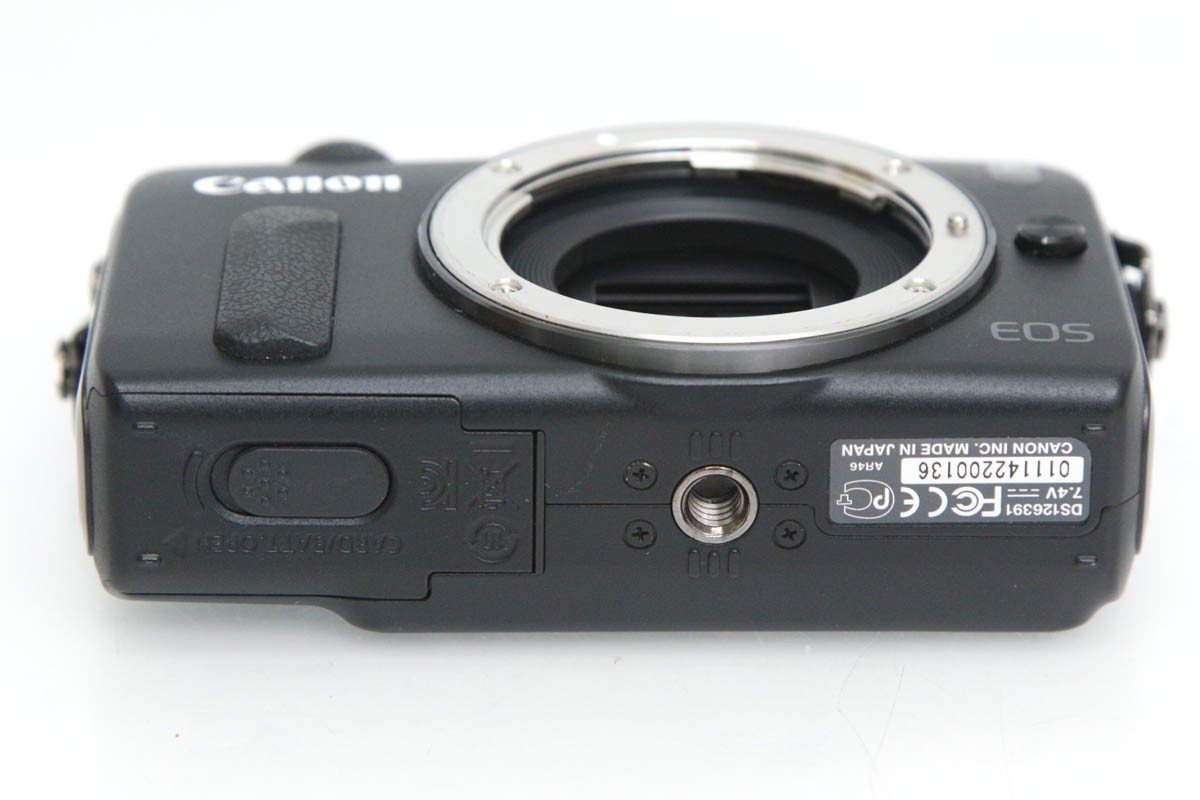 EOS M ボディ 純正予備バッテリー付 センサー清掃済み ブラック CA01-R1665-3Y2D