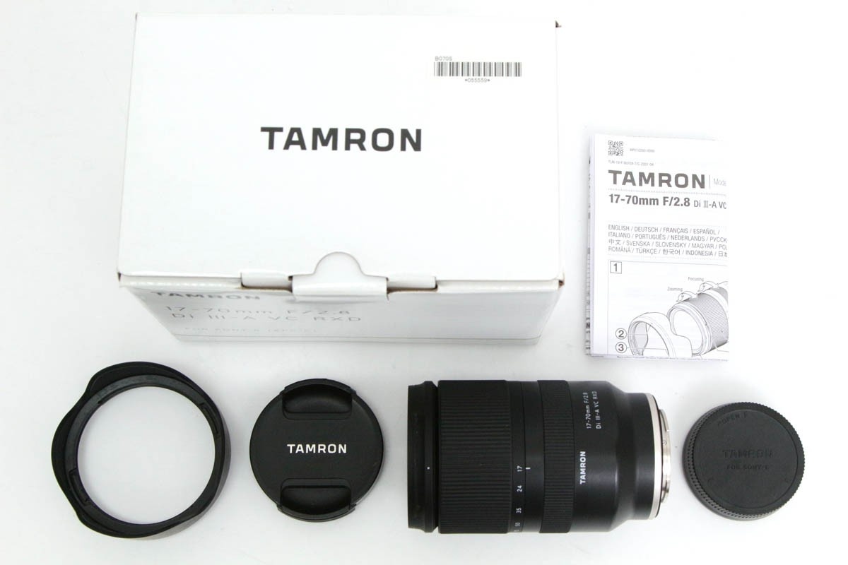 17-70mm F/2.8 Di III-A VC RXD Model B070 ソニーEマウント用 CA01-R1680-3W4