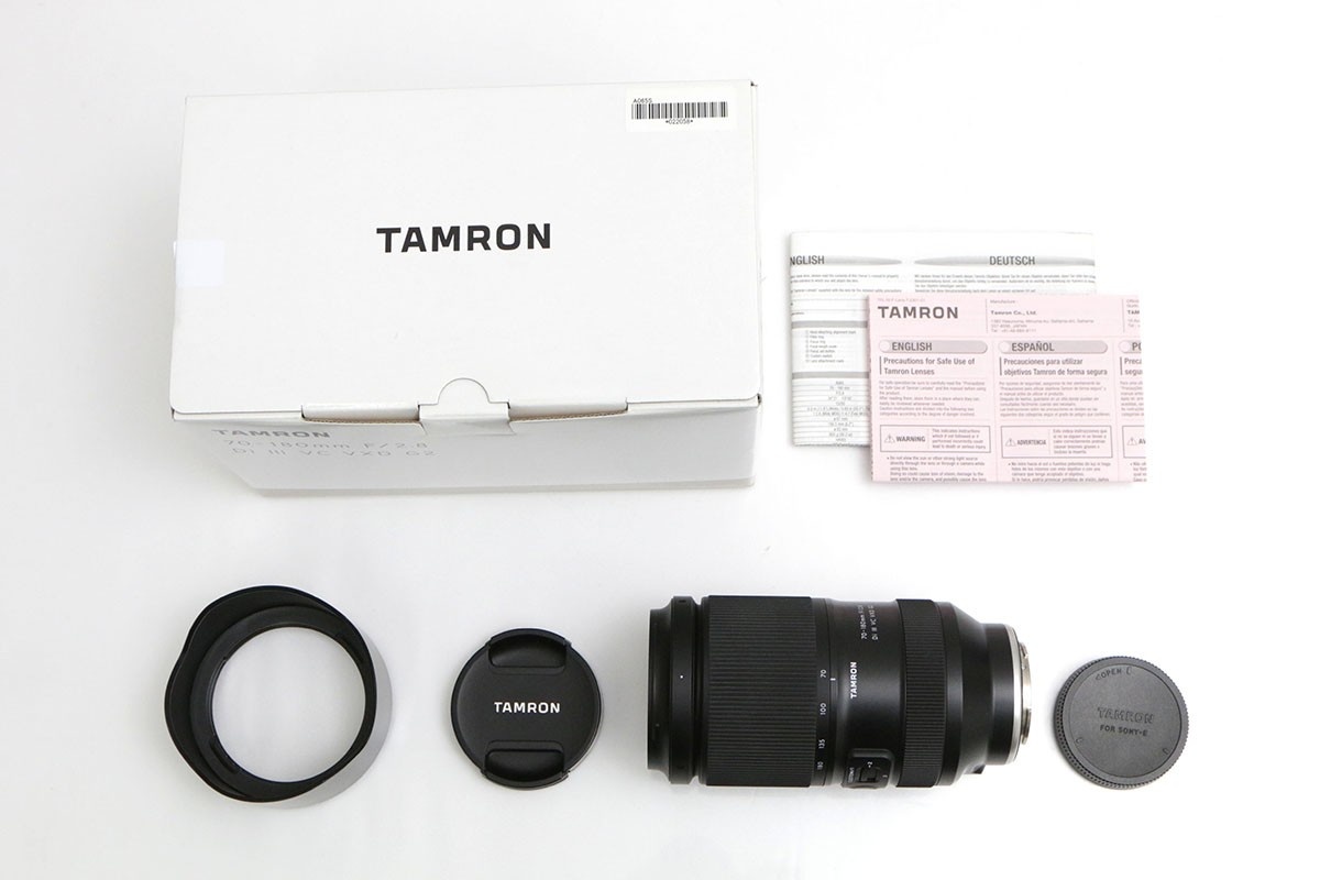 70-180mm F/2.8 Di III VC VXD G2 ソニーEマウント (Model A065) CA01-B1848-2O4