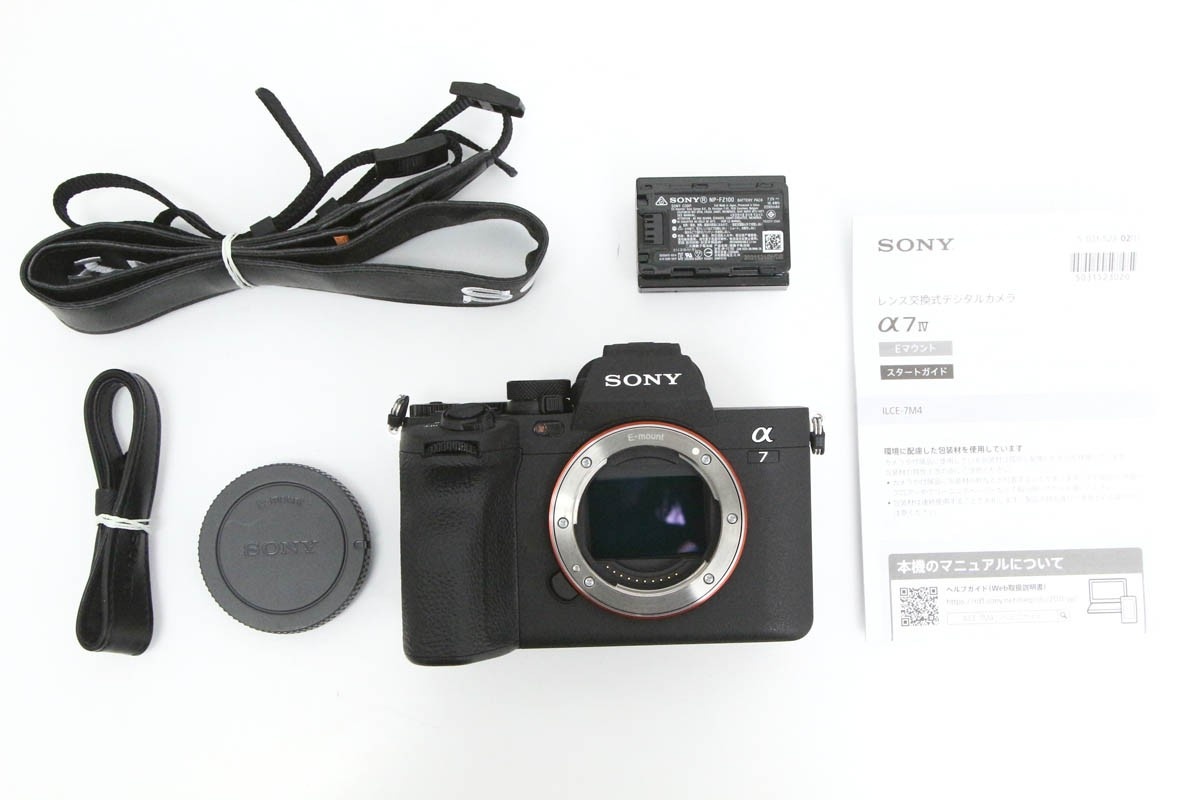 α7 IV ILCE-7M4 ボディ(センサー清掃済み) CA01-R3471-2S3