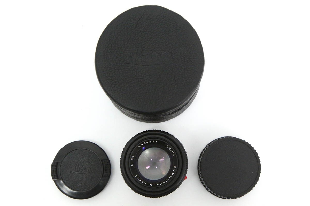 Leica ズミクロン M50mm F2.0 レンズフード組込 (6bit) ブラック CA01-R3610-2M3A