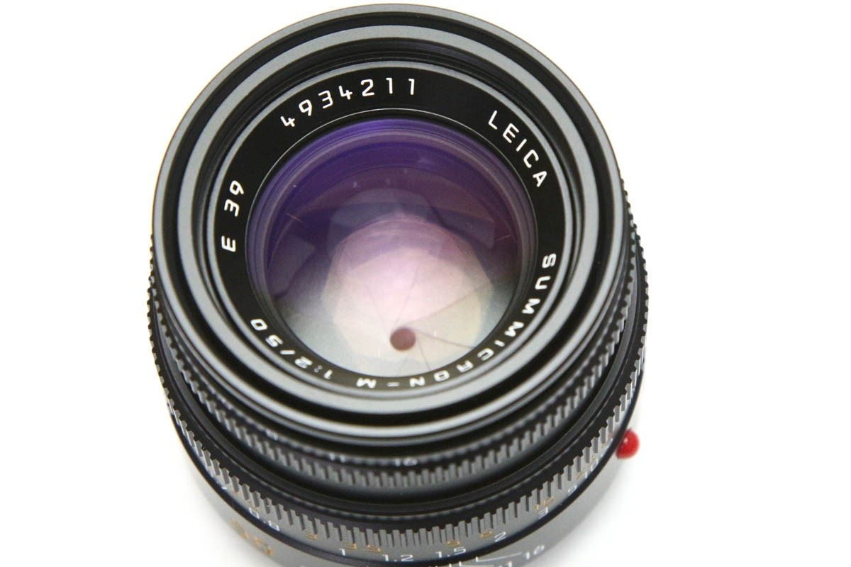 Leica ズミクロン M50mm F2.0 レンズフード組込 (6bit) ブラック CA01-R3610-2M3A
