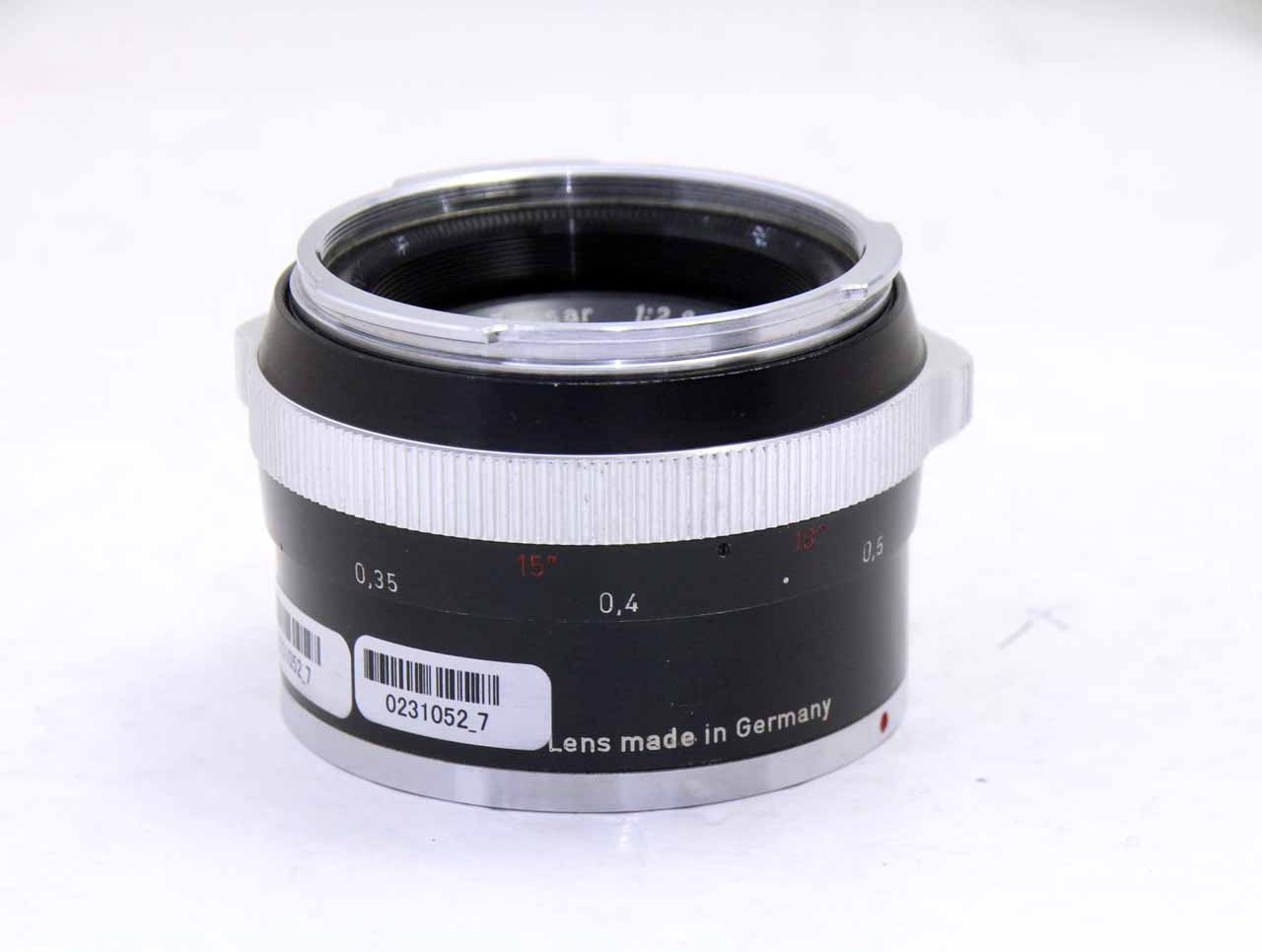ツァイス(zeiss) Tessar 50mm F2.8 コンタレックス