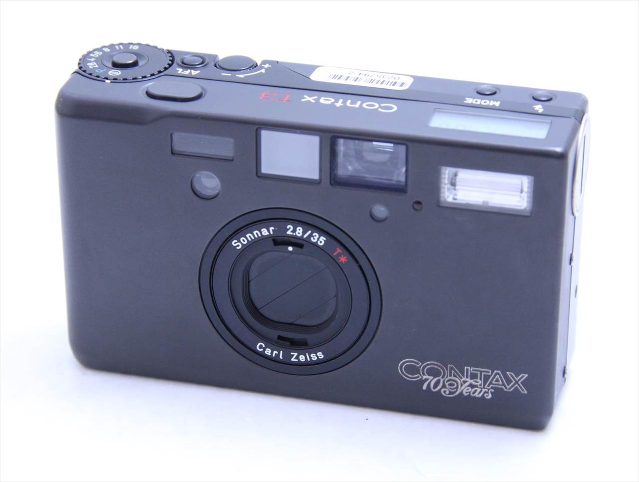 【中古】 コンタックス(contax) T3 70th Anniversary [チタンブラック]