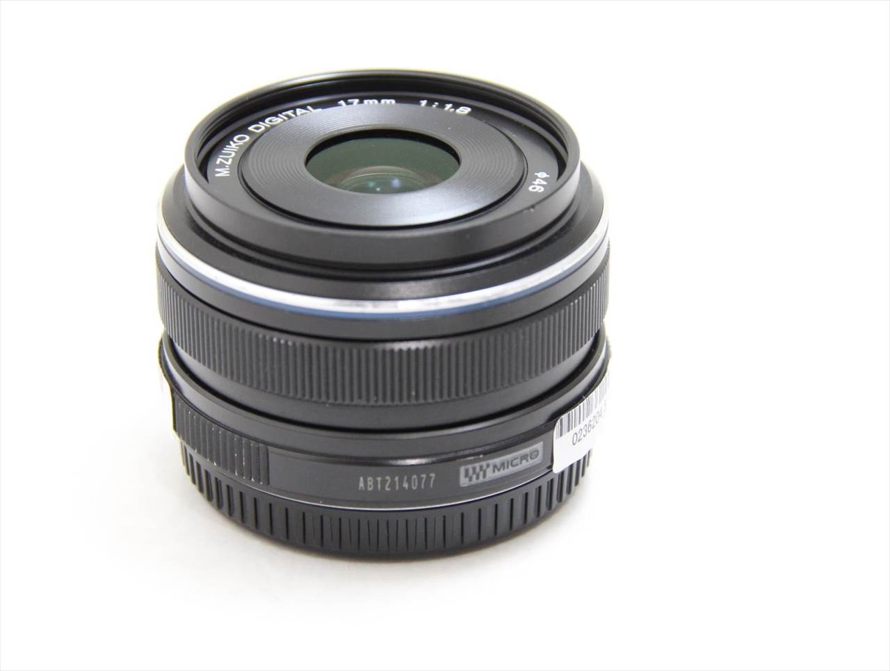 【中古】 オリンパス・OMシステム(olympus・OM SYSTEM) M.ZUIKO DIGITAL 17mm F1.8 [ブラック]