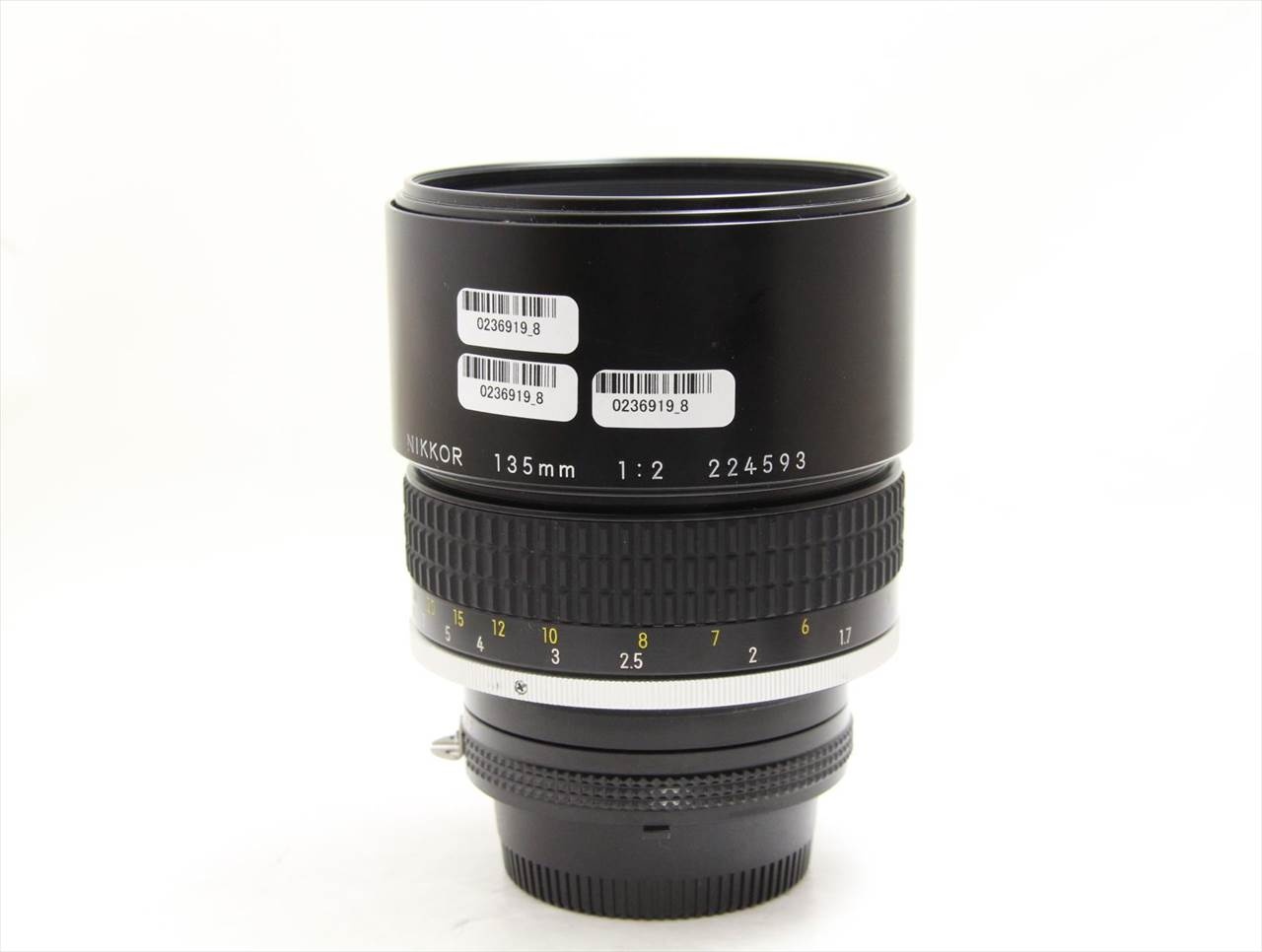 【中古】 ニコン(nikon) Ai Nikkor 135mm F2S